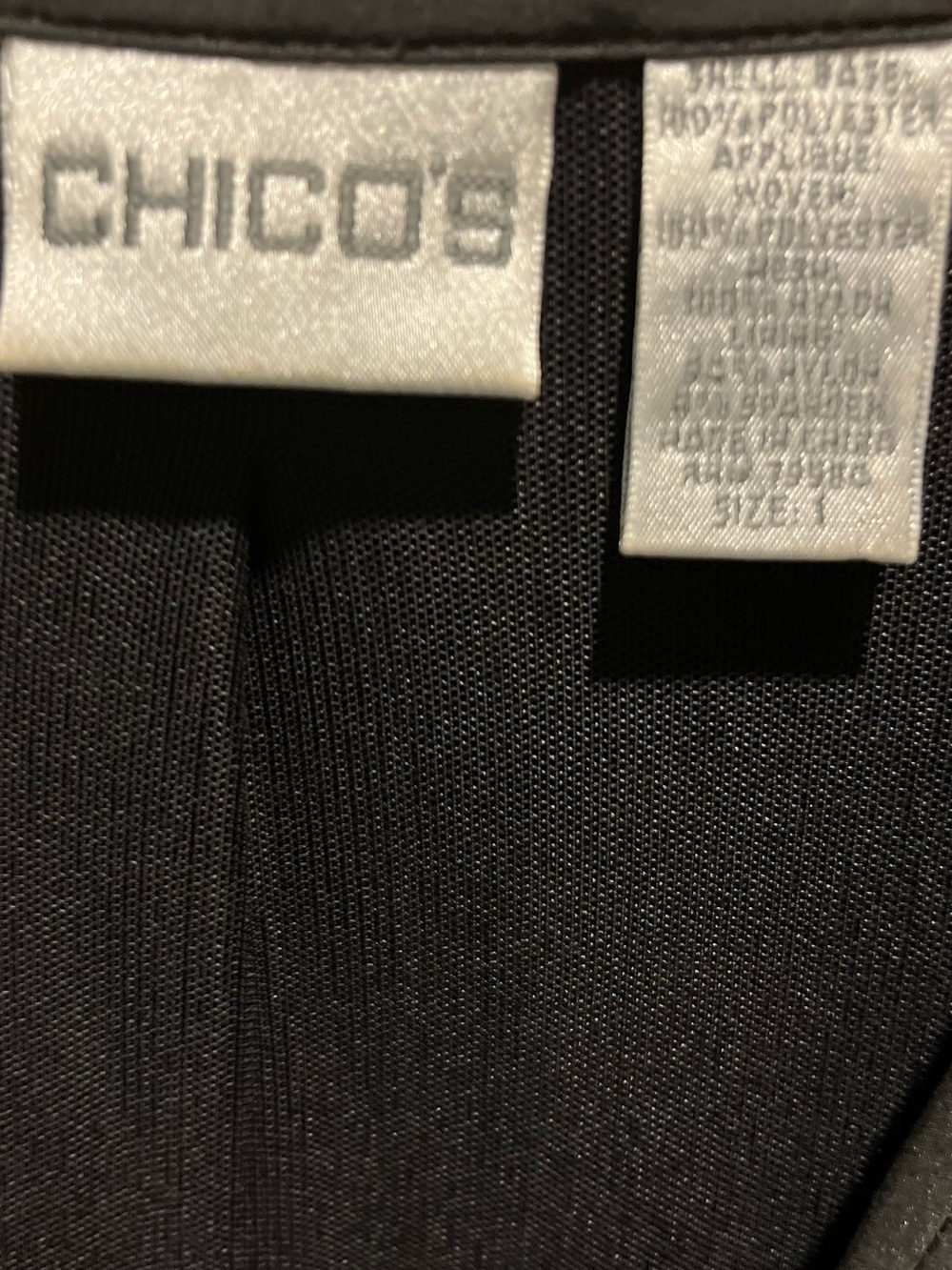 123. WOMENS CHICO’S 1/M DETAIL JACKET - Picture 2 of 5